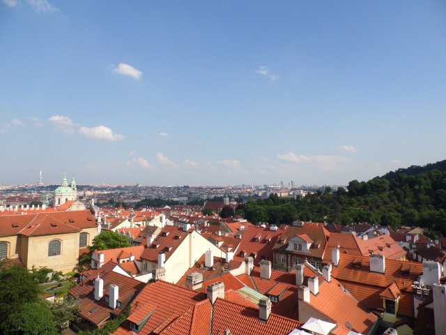 Veduta dall'alto del Castello alla città, Praga 2015, TondaMente Curvy Blog